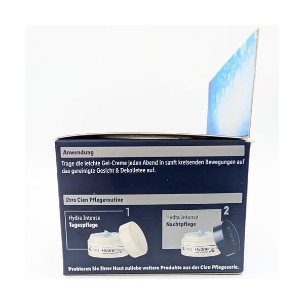 Cien Hydra Intense Crème de nuit triple acide hyaluronique 1 x 50 ml