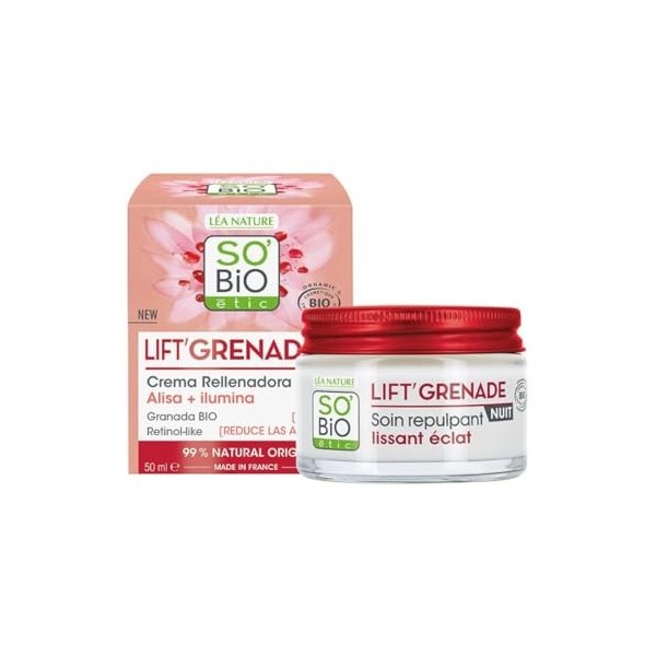 SoBio étic Granade Retinol-like Crème de nuit 50 ml Crème Jour et Nuit