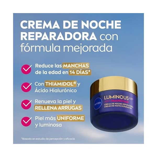 Nivea Luminous Cr Noche 50Ml