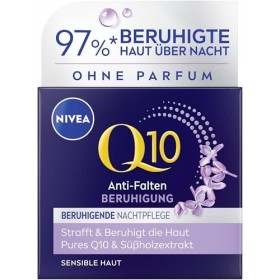 NIVEA Q10 Soin de nuit anti-rides apaisant pour peaux sensibles 50 ml