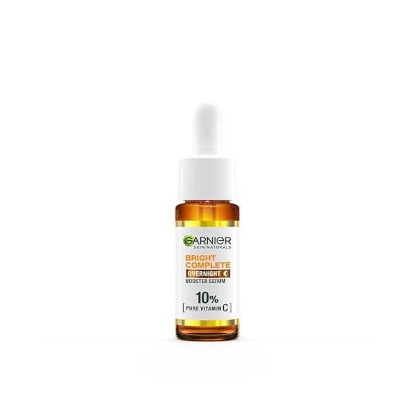 GARNIER Sérum BRIGHTENING NIGHT avec 10 % de pure vitamine C 30 ml Crème Jour et Nuit