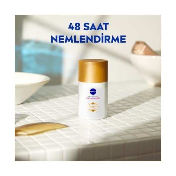 NIVEA LUMINOUS630® Sérum à lhuile pour le corps anti-vergetures, huile corporelle réduit la visibilité des vergetures, formu