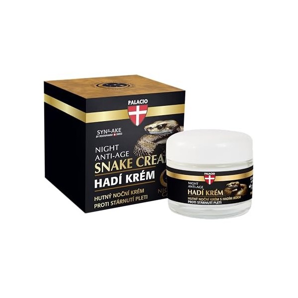 PALACIO Crème de nuit anti-rides venin de serpent 50 ml