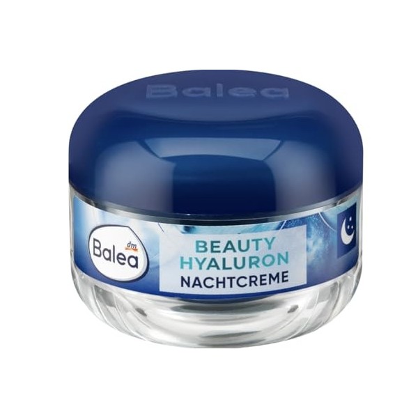 Balea Beauty Hyaluron Crème de nuit anti-rides 50 ml