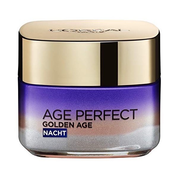 LOréal Paris Soin de nuit rafraîchissant pour les femmes : pour une peau uniforme et éclatante et un éclat rose frais avec d