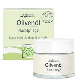 Medipharma Cosmetics Olivenöl Nachtpflege, 50 ml Crème