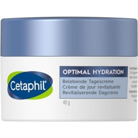 Cetaphil optimal hydration crème du jour, 48g, Visage, pour tous types de peau, HydroSensitiv Complex & acide hyaluronique