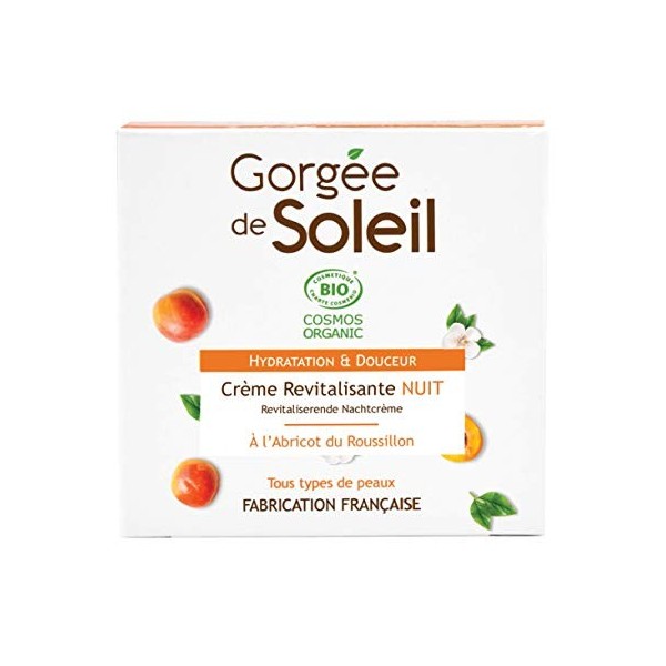 Gorgée De Soleil Crème De Nuit Revitalisante Tous Types De Peaux 50 Ml
