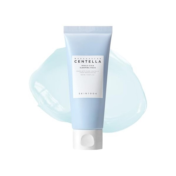 SKIN1004 SKIN 1004 Madagascar Centella Hyalu-Cica Pack de Nuit 100 ml | Masque facial de nuit coréen éclaircissant et anti-âg