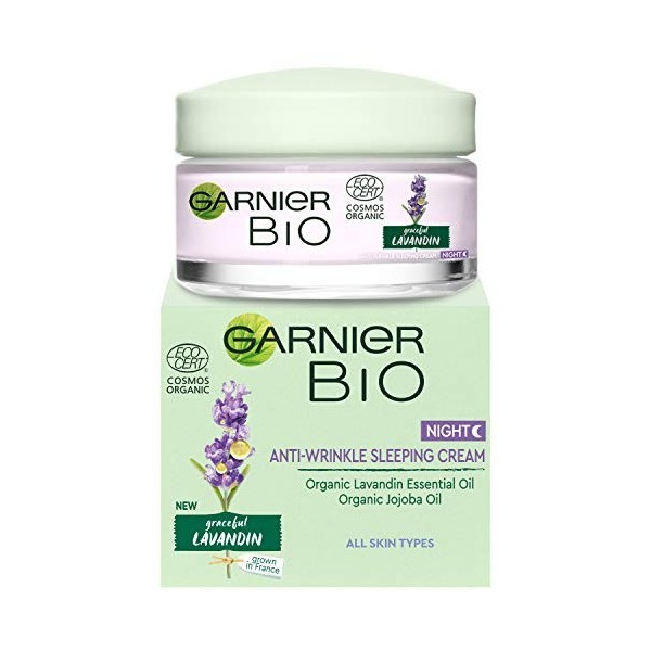Garnier - Crème de sommeil anti-rides Bio Lavandin 50 ml