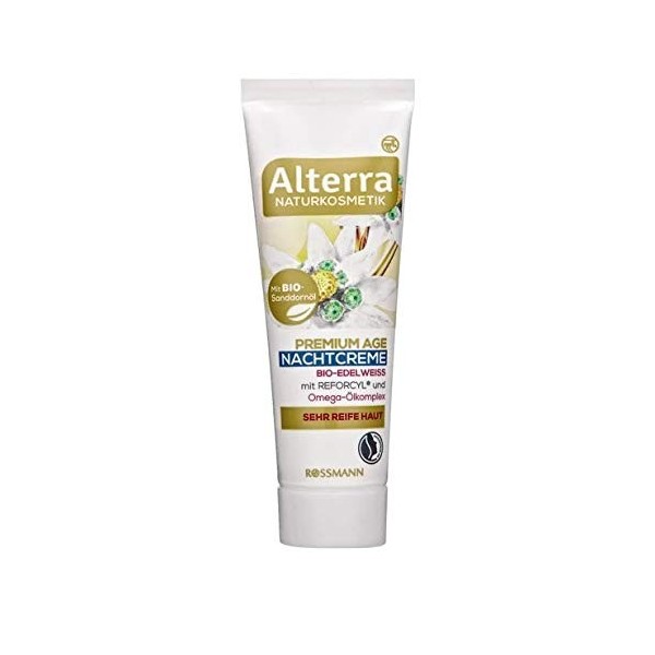 Alterra Crème de nuit Premium Age Edelweiss bio 50 ml