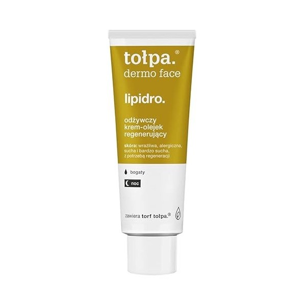 TOLPA Dermo Face Lipidro Crème nourrissante Régénérante Riche Nuit 40 ml