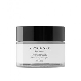NUTRIDOME Crème Visage de Nuit, Lissante et Raffermissante, avec un Complexe dHuiles Hydratantes, 50 ml