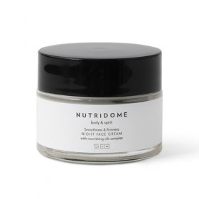 NUTRIDOME Crème Visage de Nuit, Lissante et Raffermissante, avec un Complexe dHuiles Hydratantes, 50 ml