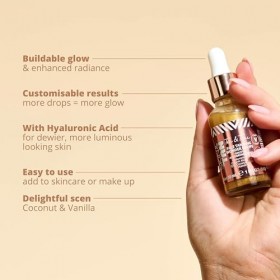 Skinny Tan Tan and Tone Face Tanning Wonder Drops Serum - Hyaluronic Acid for Dewy, Luminous Finish - Helps Even Skin Tone - 