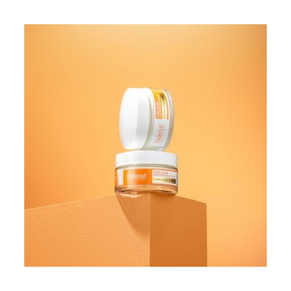 Fade Out Pure Glow Brightening Night Cream with Vitamin C, Pink Pomelo and Niacinamide