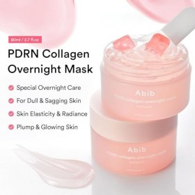 Abib Masque De Nuit Au Collagène Pdrn, Gelée Raffermissante, Masque Crème De Nuit Coréen, 70 Ml Végétalien Pdrn/Gelée Raffer ...