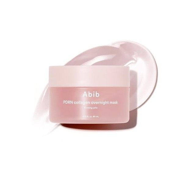 Abib Masque De Nuit Au Collagène Pdrn, Gelée Raffermissante, Masque Crème De Nuit Coréen, 70 Ml Végétalien Pdrn/Gelée Raffer ...