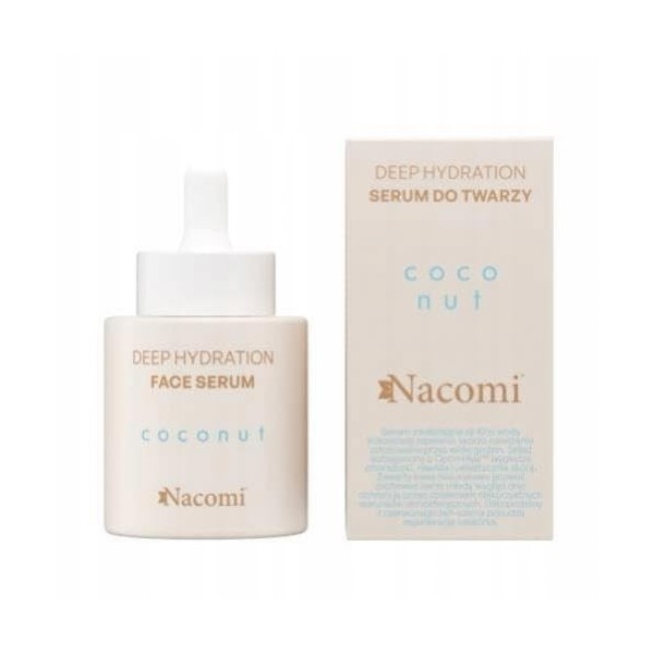 NACOMI Sérum de visage de noix de coco dhydratation profonde pour la nuit, 30ml
