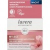 lavera MY AGE Crème de nuit contre les taches pigmentaires Pour peaux matures Apporte tonicité et élasticité Végétalien Cosmé