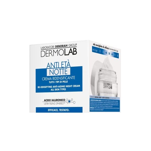 DERMOLAB Crème Pour Le Visage Nuit AntietaRidensificante 50 Ml 5625 Visage