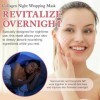 Collagen Night Wrapping Mask，Masque Collagene Visage Korean，Masque de Nuit Au Collagène，Masque de Soin Coréen pour Hydrater, 