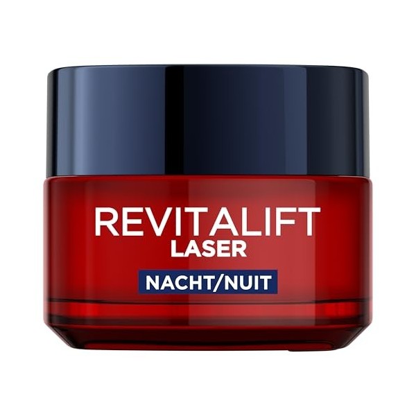 Loreal Paris Revitalift Laser X3 Crème-Masque Anti-Age de Nuit - Lot de 2