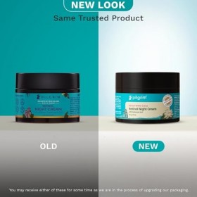 PILGRIM Crème de nuit anti-âge au rétinol coréen 50 g avec acide hyaluronique et vitamine C | Découvrez une peau jeune, san