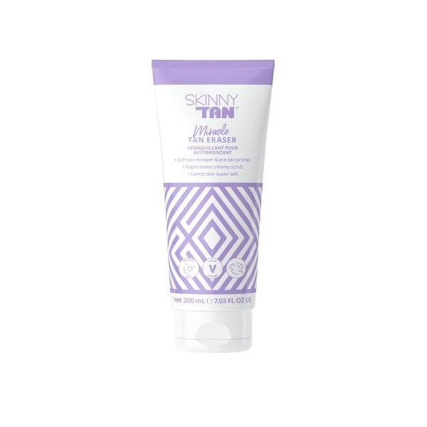 Skinny Tan Self-Tan Eraser - Manual and Chemical Exfoliation - Jelly-Like Texture - Removes Old Tan, Corrects Mistakes, and E...