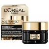 LOréal Paris Midnight Crème pour femme : régénère la peau pendant la nuit et protège pendant la journée avec une formule uni ...