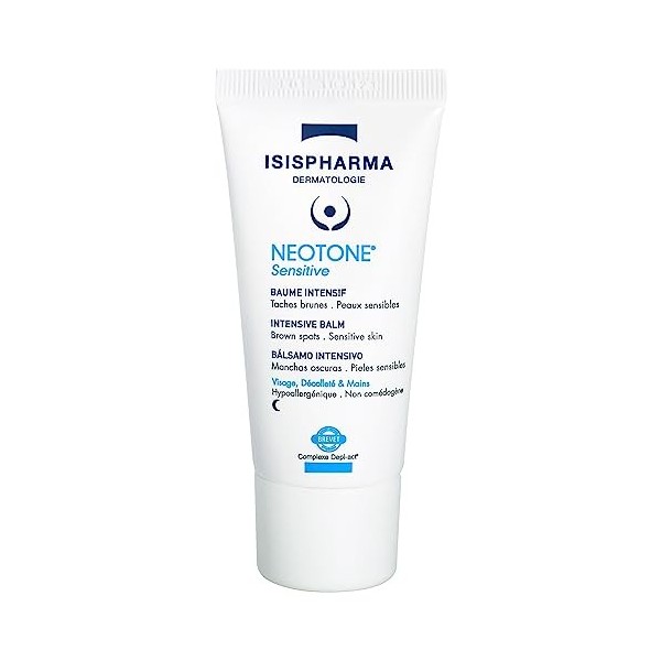 ISISPHARMA NEOTONE - Sensitive - Baume Dépigmentant Anti-taches Brunes et taches de Grossesse - Soin de Nuit Peaux Sensibles 