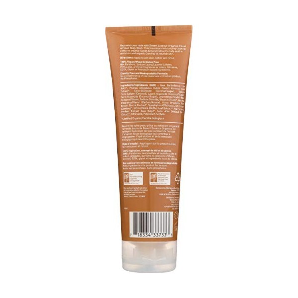 Desert Essence Nettoyant Corporel A Lamande Douce 237ml