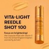 VT COSMETICS Vita Reedle Shot 100 Sérum Visage Microneedling aux Vitamines C & E, Capsules Éclaircissantes, Teint Lumineux, H