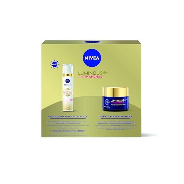 Nivea Luminous Dia F50+Noche