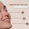 Arganicare | Collagen Boost | CRÈME DE NUIT RAJEUNISSANTE | Collagène & Huile d’Argan | Peau Reposée au Réveil | Tous Types d...