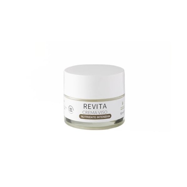 ESPRIT EQUO COSMESI BIOLOGICA CREMA REVITA - Crème Ultra Nourrissante avec Karité, Ginkgo Biloba, Vanille et Huiles dArgan, 