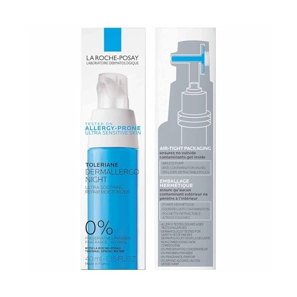 Toleriane Dermallergo Nuit 40ml Crème Jour et Nuit