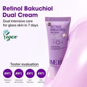 SOME BY MI Retinol Bakuchiol Dual Cream - 50 ml - Hydratant coréen au collagène et au rétinol pour une peau lisse et éclatant