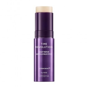 MISSHA - Time Revolution Night Repair Ampoule Stick | Rajeunit et revitalise pendant la nuit | Améliore texture et élasticité