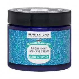 Beauty Kitchen Seahorse Plankton+ Bright Night Intensive Cream, Renews and Protects Skin, Firms and Restores Skin Overnight, 