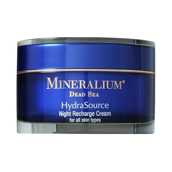 Mineralium - Crème de Nuit Régénérante pour Tous Types de Peaux - Répare et Nourrit pendant le Sommeil - Enrichie en Huile de