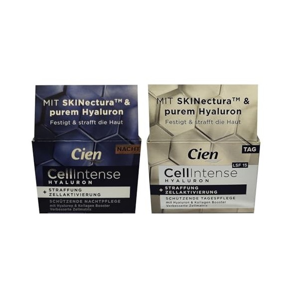 Cien Cellintense Hyaluron Set de crème de jour et de nuit 2 x 50 ml 