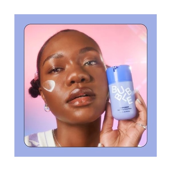 Bubble Skincare Overnight Hydrating Sleep Cream Mask, Leave-on Mask, 50 ml