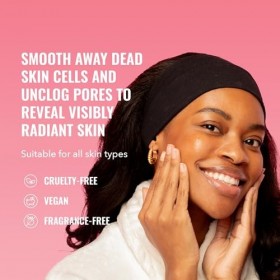 Good Molecules Traitement exfoliant de nuit – Exfoliant pour le visage avec formule légère AHA et BHA – Minimiseur de pores, 