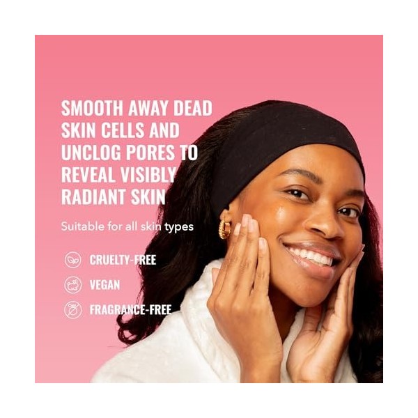 Good Molecules Traitement exfoliant de nuit – Exfoliant pour le visage avec formule légère AHA et BHA – Minimiseur de pores, 