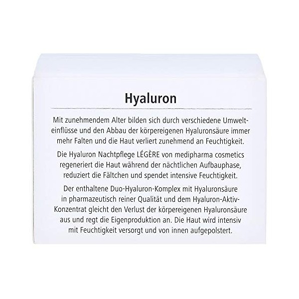medipharma cosmetics Hyaluron Night Care Light