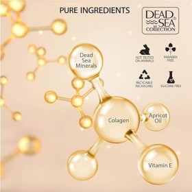 Dead Sea Collection Crème visage anti-rides au collagène pour femme et homme - Soin de nuit anti-âge aux minéraux marins - Hy