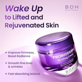 BIOHEAL BOH Probioderm 3D Lifting Cream 50,3 ml | Probiotiques coréens avancés anti-âge crème de nuit hydratante pour le visa