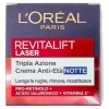 LOréal Paris Crème Visage Nuit Revitalift Laser, Pour Tous les Types de Peau, Action Anti-rides et Anti-Âge, Peau plus Soda 