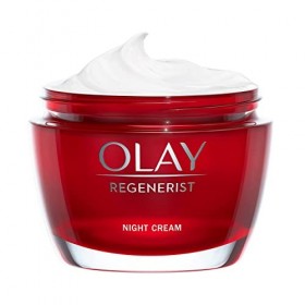 Olay Regenerist Crème de nuit pour le visage - Crème active anti-rides et hydratante pour les soins de la peau avec niacinami